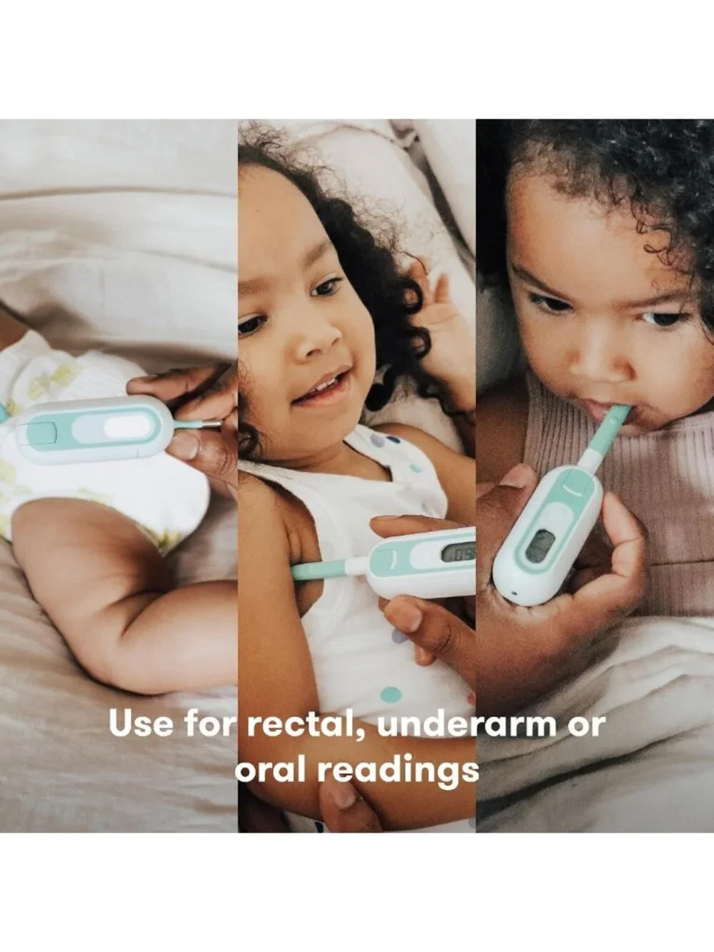 3-in-1 Digital Baby Thermometer for Kids | Quick & Accurate Rectal, Underarm